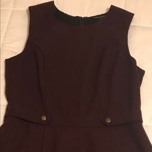 Banana Republic purple dress.